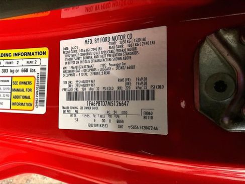 Used 2021 Ford Mustang Premium w/ 2.3L High Performance Package RWD image 32