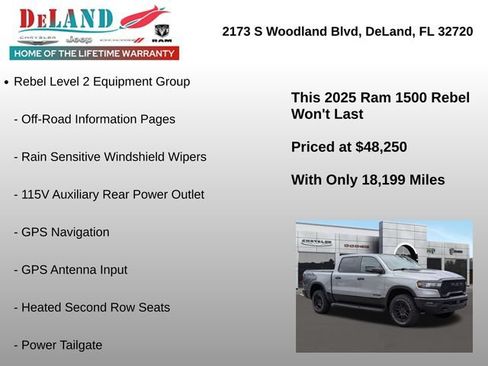 Used 2025 RAM 1500 Rebel w/ Rebel Level 2 Equipment Group AWD/4WD image 12