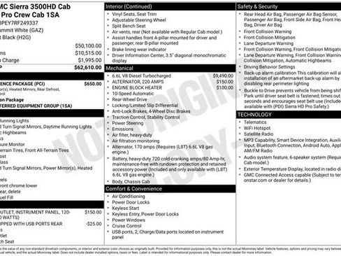 Used 2024 GMC Sierra 3500 Pro w/ Convenience Package RWD image 4