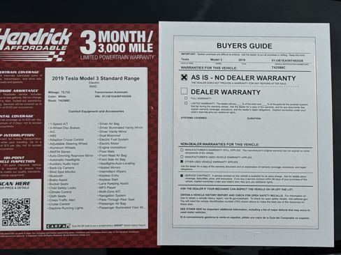 Used 2019 Tesla Model 3 Standard Range Plus RWD image 34