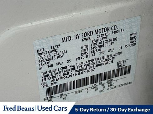 Certified 2022 Ford Edge SEL w/ Convenience Package image 34