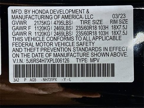Certified 2023 Honda CR-V EX-L image 33