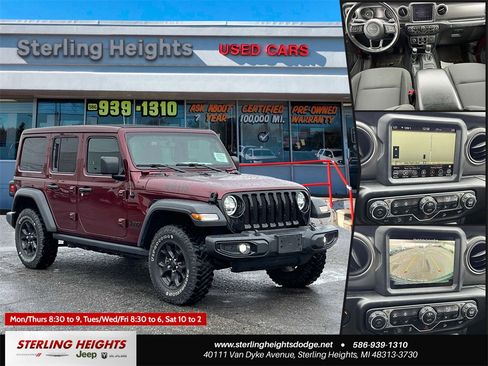 Used 2021 Jeep Wrangler Unlimited Sport image 1