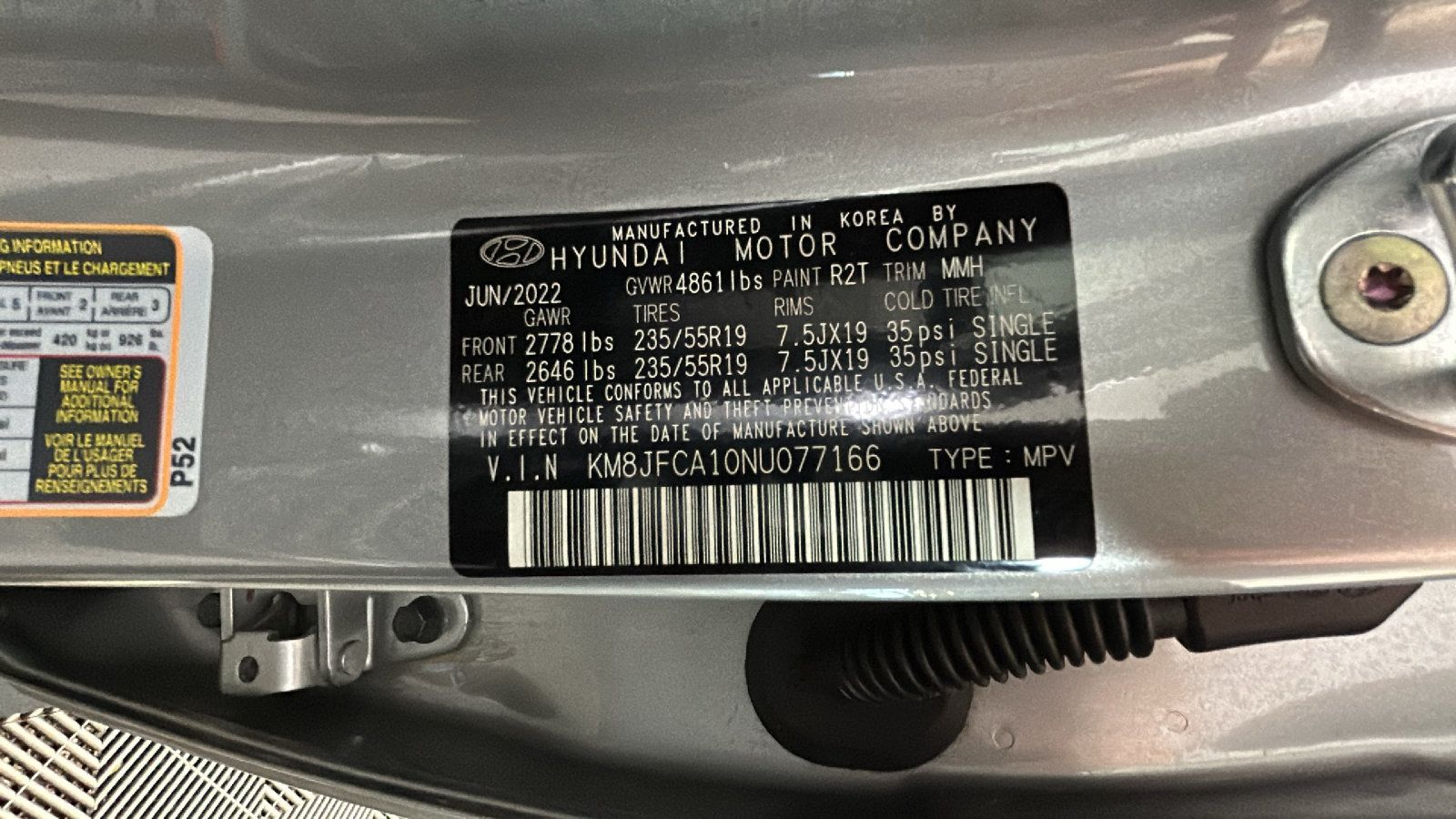 Certified 2022 Hyundai Tucson SEL w/ Cargo Package AWD/4WD image 13