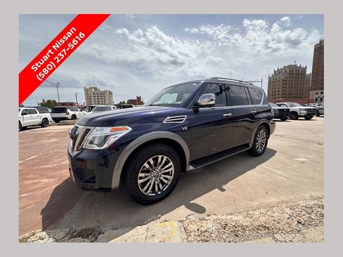 Used 2018 Nissan Armada Platinum w/ Captain Seat Package AWD/4WD image 1