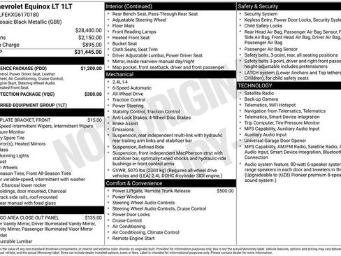 Used 2016 Chevrolet Equinox LT w/ Convenience Package AWD/4WD image 12