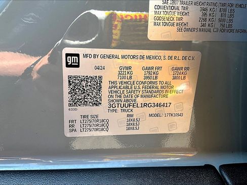 Used 2024 GMC Sierra 1500 AT4X AWD/4WD image 12