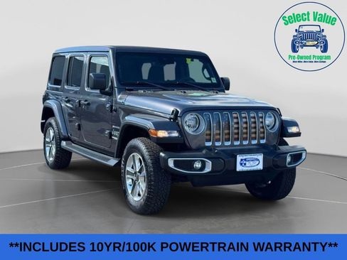 Used 2021 Jeep Wrangler Unlimited Sahara AWD/4WD image 1