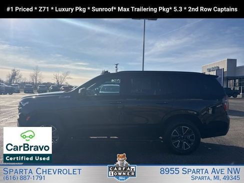 Certified 2024 Chevrolet Tahoe Z71 w/ Luxury Package AWD/4WD image 6