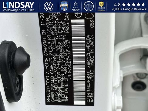 Used 2021 Toyota Corolla LE w/ Carpet Mat Package (TMS) image 25