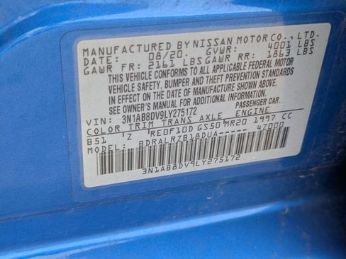 Used 2020 Nissan Sentra SR w/ Trunk Package FWD image 30