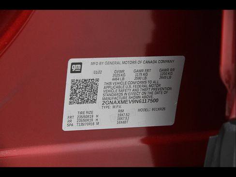 Certified 2022 Chevrolet Equinox RS w/ Infotainment Package FWD image 23
