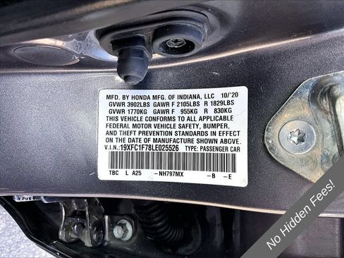 Used 2020 Honda Civic EX-L image 26