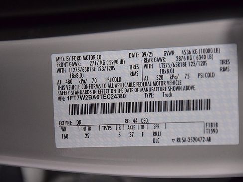 New 2026 Ford F250 XLT image 15