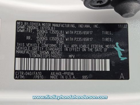 Used 2023 Toyota Sienna LE FWD image 13