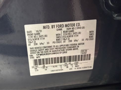 Used 2021 Ford Explorer XLT w/ Equipment Group 202A AWD/4WD image 20