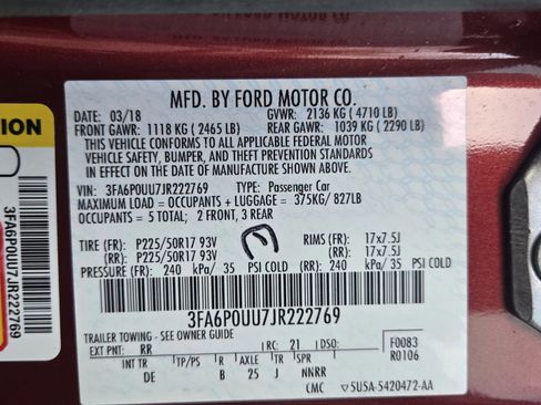 Used 2018 Ford Fusion S image 36