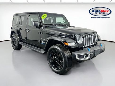 Used 2023 Jeep Wrangler Unlimited Sahara w/ Cold Weather Group AWD/4WD image 1