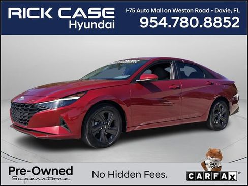 Certified 2023 Hyundai Elantra Blue image 1