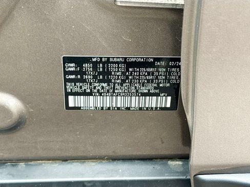 Certified 2024 Subaru Outback Premium AWD/4WD image 31