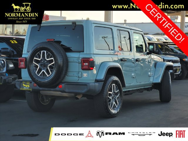 Certified 2024 Jeep Wrangler Unlimited Sahara AWD/4WD image 3