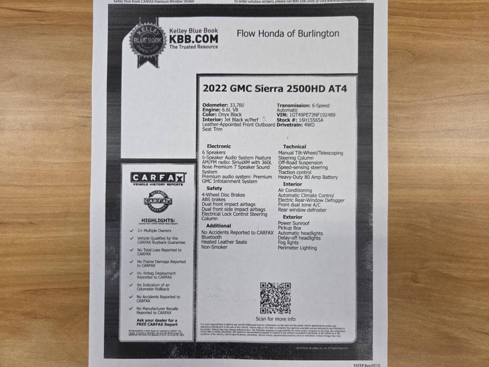 Used 2022 GMC Sierra 2500 AT4 w/ AT4 Preferred Package AWD/4WD image 36