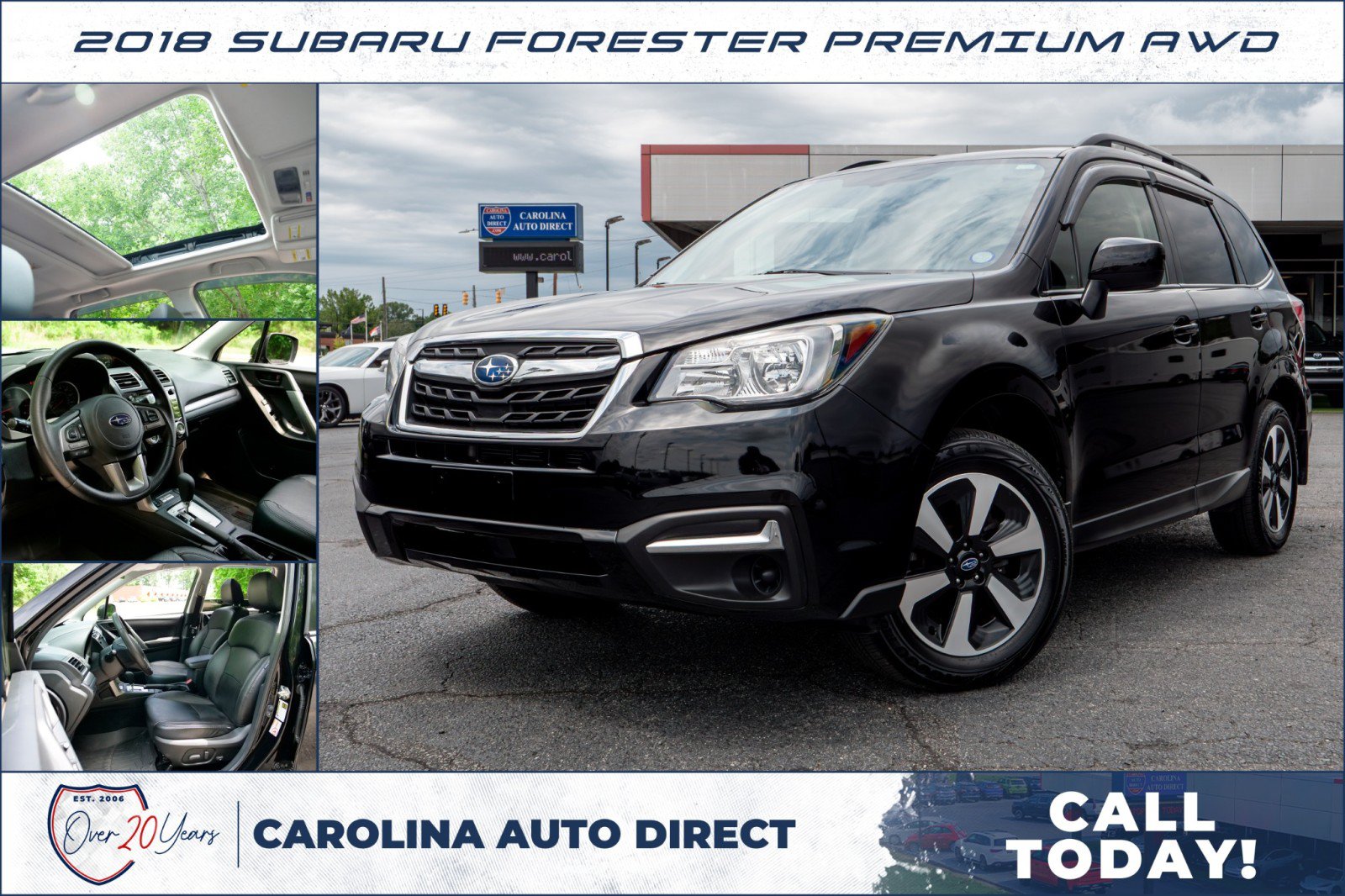 Used 2018 Subaru Forester 2.5i Premium w/ Protection Package #1 AWD/4WD image 1