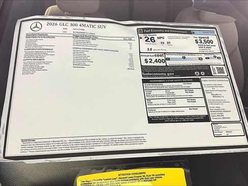 New 2026 Mercedes-Benz GLC 300 4MATIC image 18