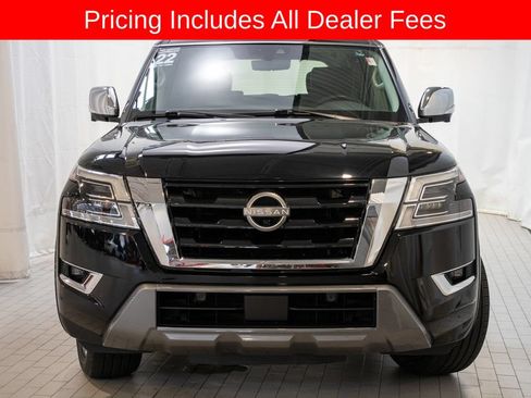 Used 2022 Nissan Armada Platinum w/ Captain's Chairs Package AWD/4WD image 2