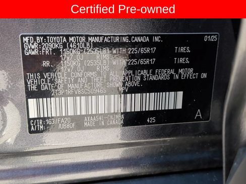 Certified 2025 Toyota RAV4 XLE AWD/4WD image 30