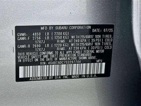 Certified 2025 Subaru Outback Premium image 29