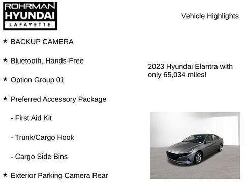 Used 2023 Hyundai Elantra SE w/ Preferred Accessory Package image 7