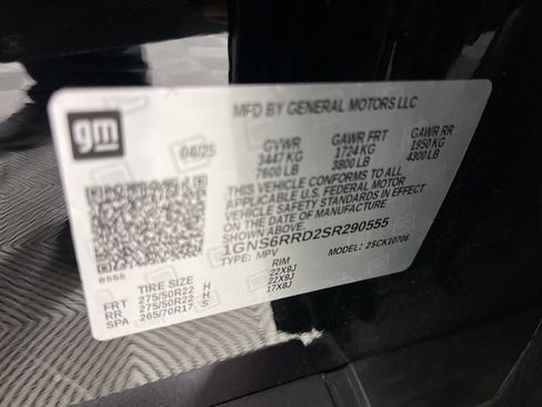 Certified 2025 Chevrolet Tahoe RST w/ Comfort Package image 36