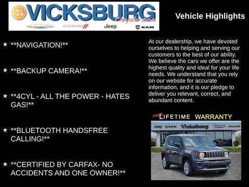 Used 2023 Jeep Renegade Latitude AWD/4WD image 7
