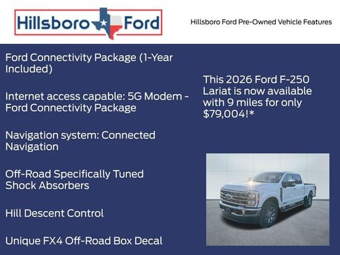 Used 2026 Ford F250 Lariat w/ Chrome Package image 14