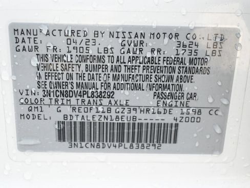 Used 2023 Nissan Versa S FWD image 26