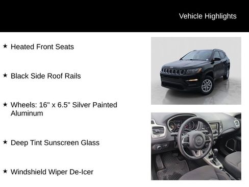 Used 2018 Jeep Compass Sport w/ Cold Weather Group AWD/4WD image 21