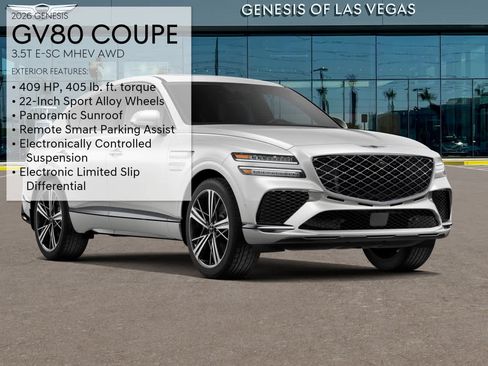 New 2026 Genesis GV80 3.5T e-SC AWD/4WD image 3