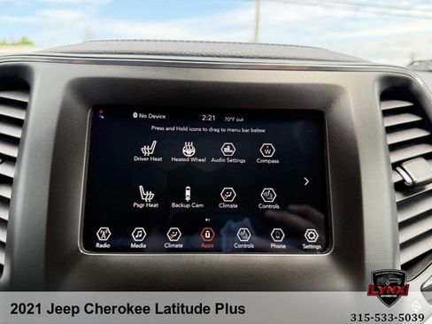 Used 2021 Jeep Cherokee Latitude Plus AWD/4WD image 21