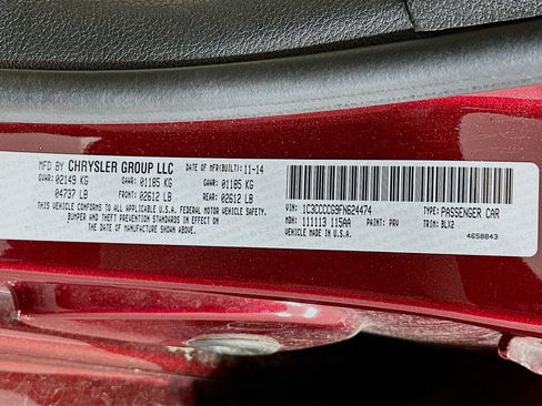 Used 2015 Chrysler 200 C w/ Navigation & Sound Group I image 12