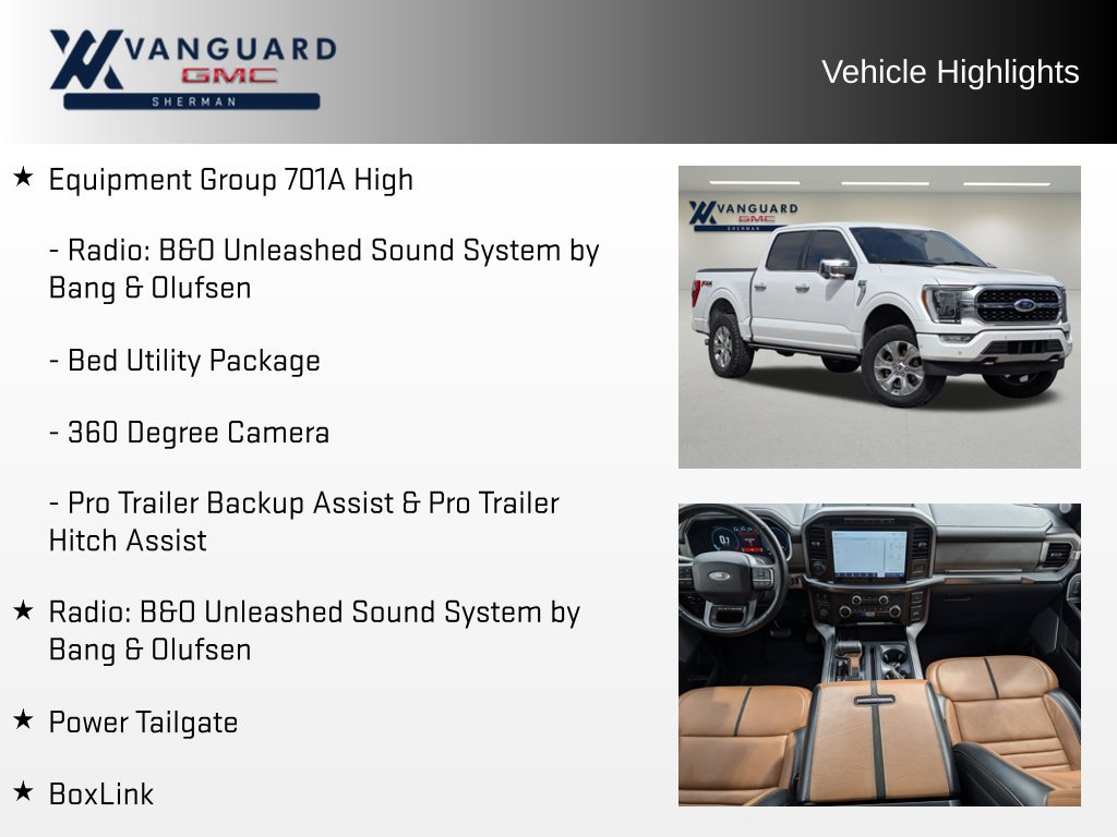 Used 2023 Ford F150 Platinum w/ Equipment Group 701A High AWD/4WD image 11