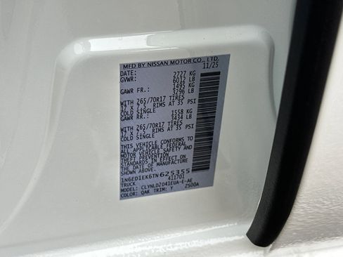 New 2026 Nissan Frontier PRO-4X w/ Pro Premium Package image 36