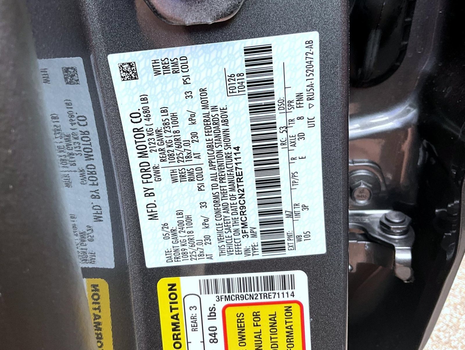 New 2026 Ford Bronco Sport Outer Banks AWD/4WD image 28