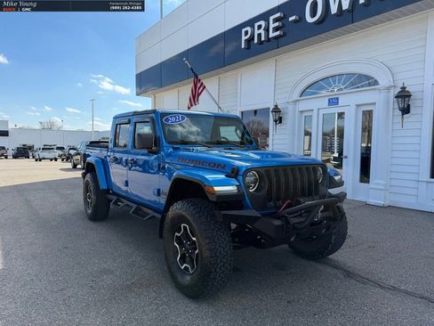 Used 2021 Jeep Gladiator Rubicon w/ LED Lighting Group image 3