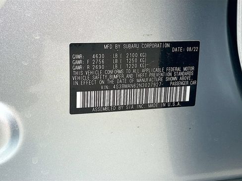 Used 2022 Subaru Legacy Limited AWD/4WD image 34