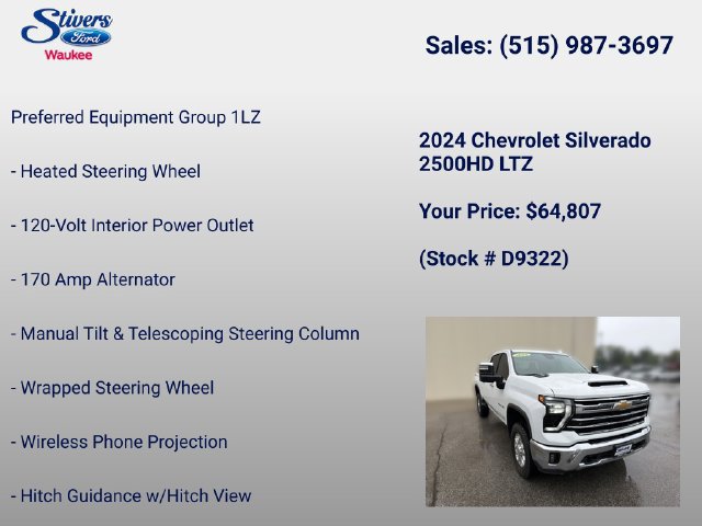 Used 2024 Chevrolet Silverado 2500 LTZ AWD/4WD image 28