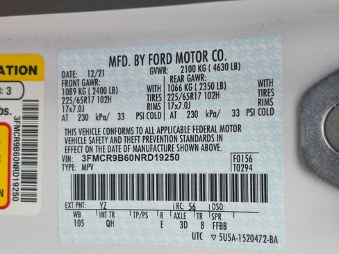 Used 2022 Ford Bronco Sport Big Bend w/ Convenience Package AWD/4WD image 34