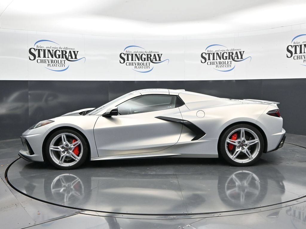 Certified 2023 Chevrolet Corvette Stingray Preferred Conv w/ Chrome Exterior Badge Package RWD image 4