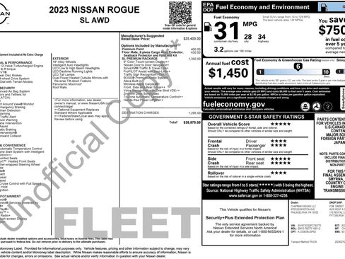 Used 2023 Nissan Rogue SL w/ SL Premium Package image 4