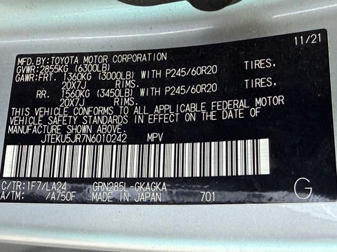Used 2022 Toyota 4Runner Limited AWD/4WD image 47